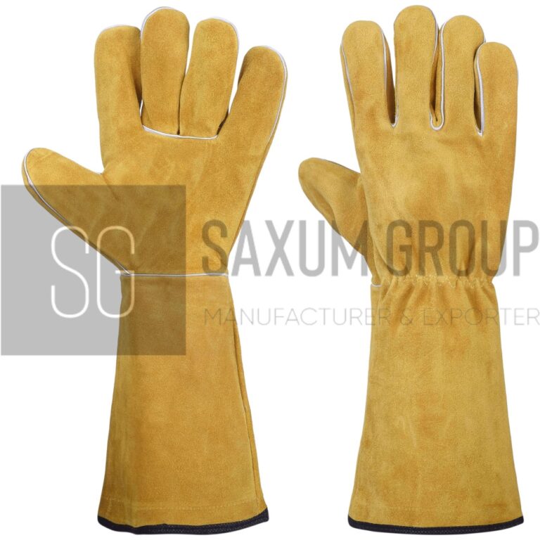 18 inch heavy duty leather welding gauntlets